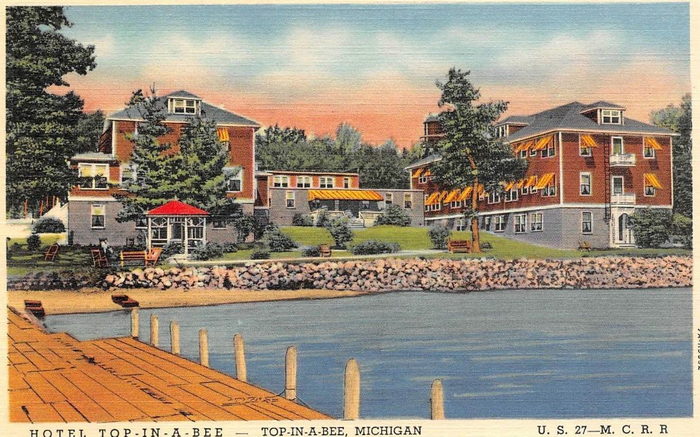 Hotel Top-In-A-Bee - Vintage Postcard